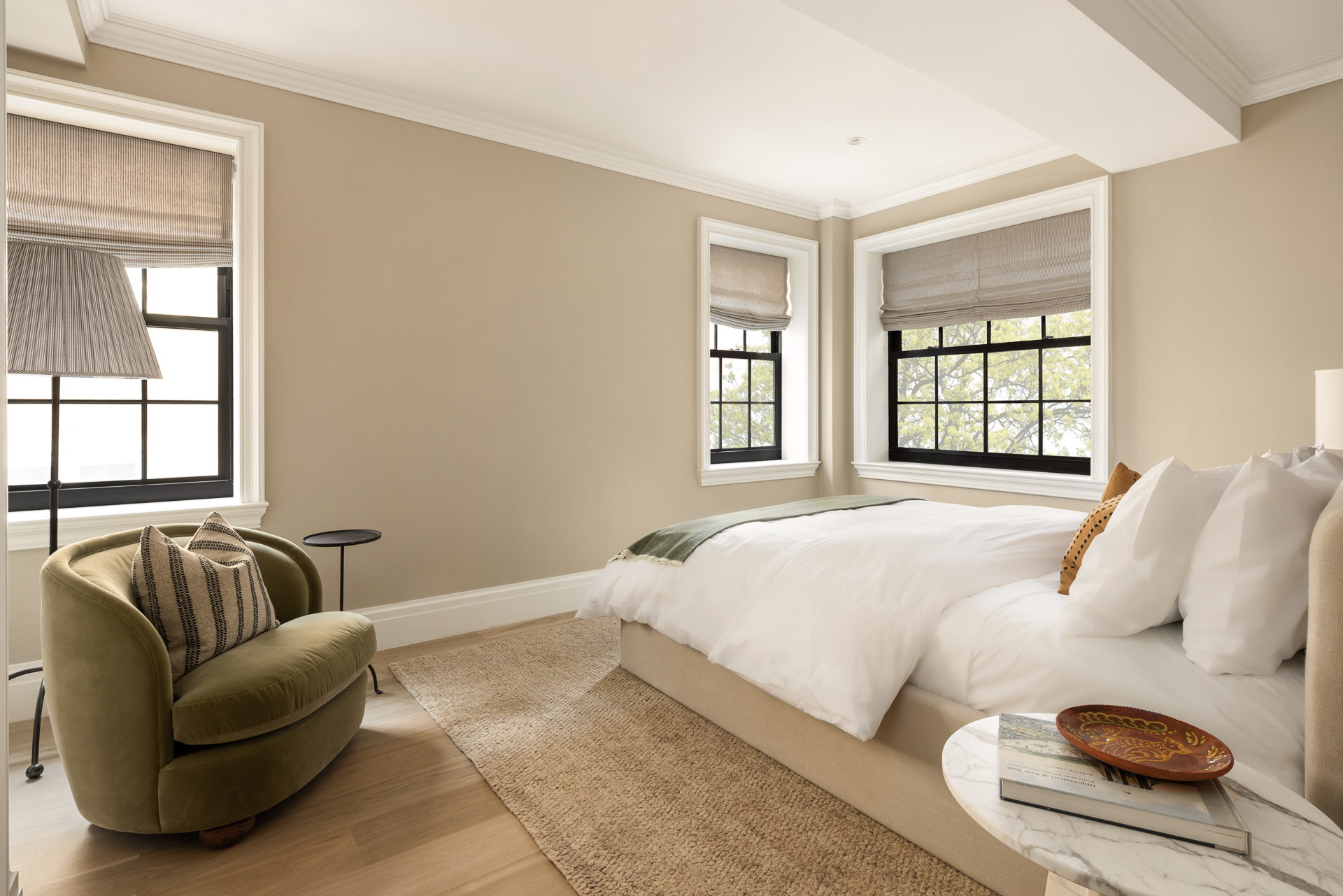 118 West 13th Street, Unit 4 Manhattan, NY 10011 - Photo 17 of 21 a bedroom with bed couch and window