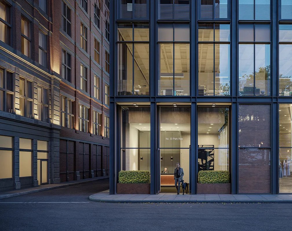 33 Park Row, Unit 11A Manhattan, NY 10038 - Photo 25 of 26 a view of building with a window