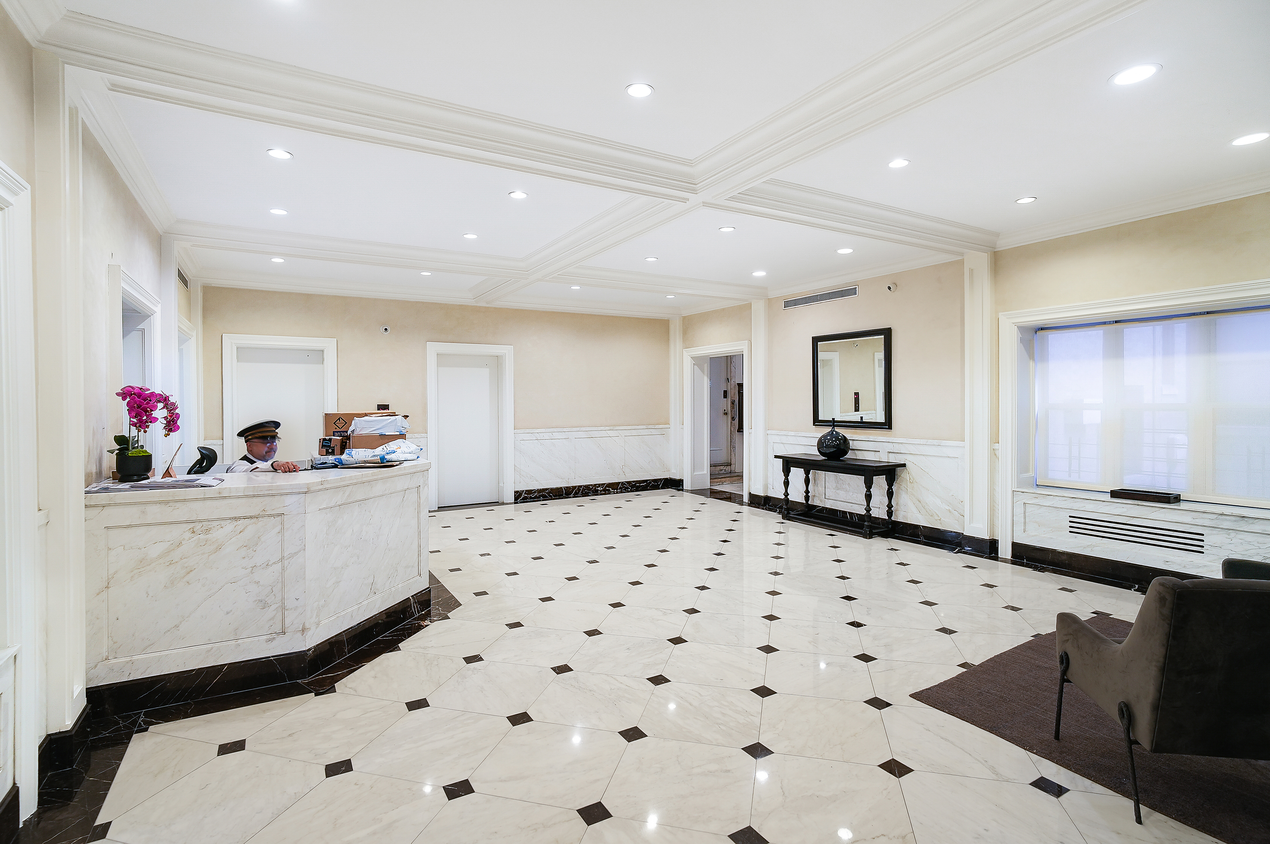215 West 88th Street, Unit 3E Manhattan, NY 10024 - Photo 14 of 16 a living room with a bed furniture and decor