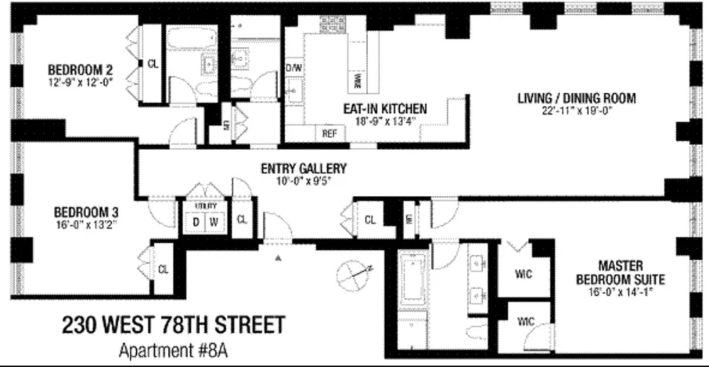 $17,000 | 230 West 78th Street, Unit 8A | Upper West Side