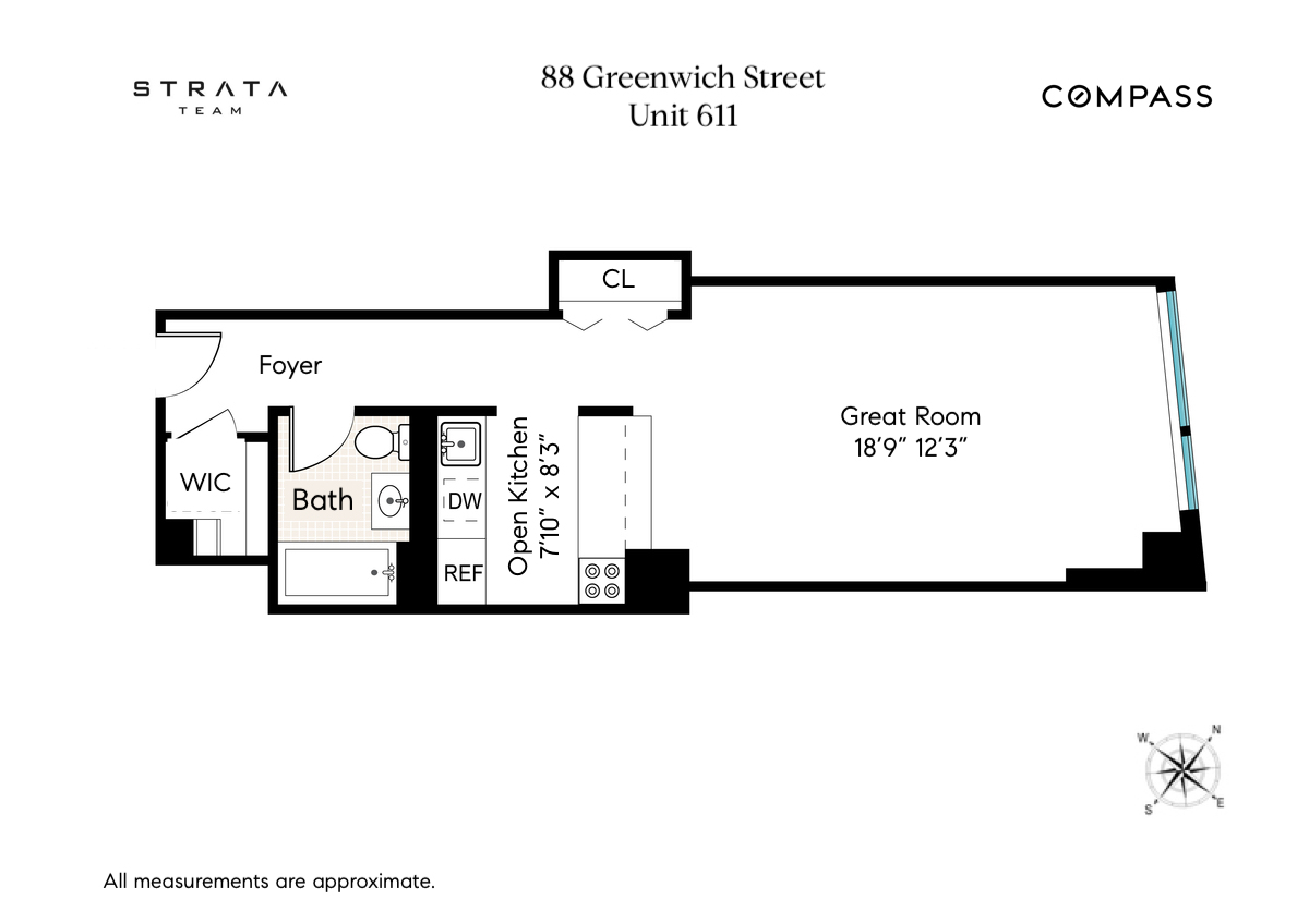 88 Greenwich Street, Unit 611 Manhattan, NY 10006 - Photo 10 of 10 a picture of a park