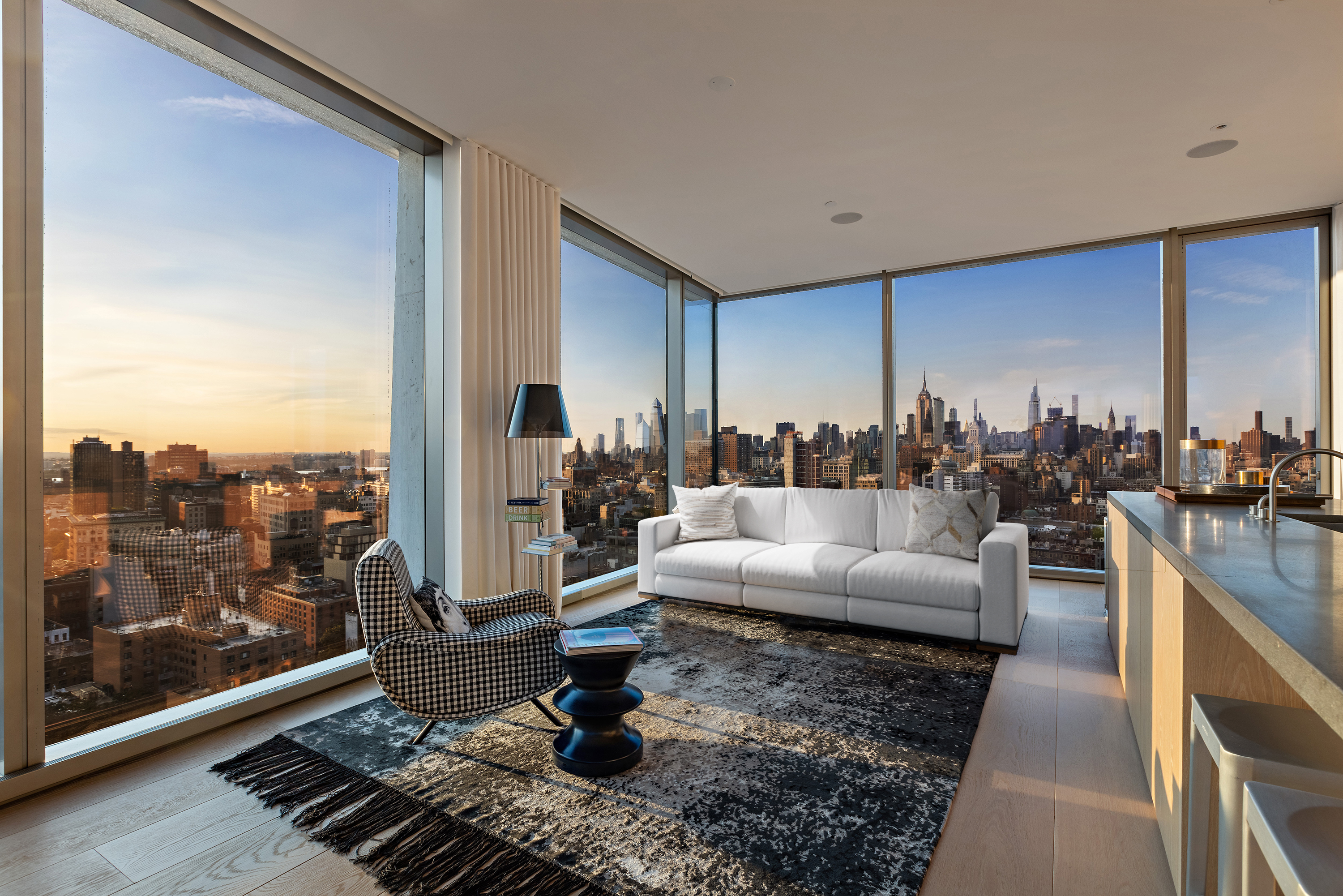 215 Chrystie Street, Unit PH2 Manhattan, NY 10002 - Photo 9 of 30 a living room with furniture