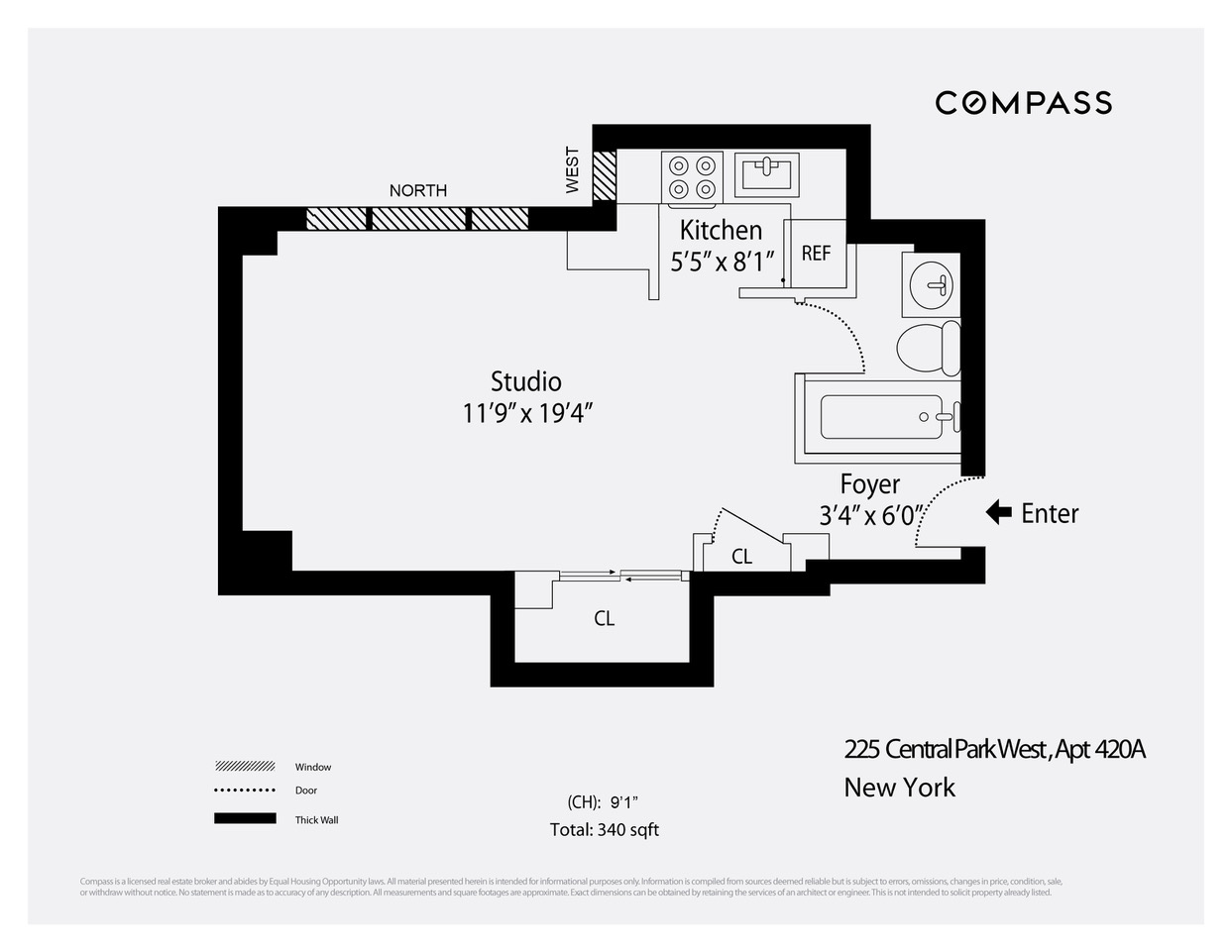 225 Central Park West, Unit 420A Manhattan, NY 10024 - Photo 14 of 14