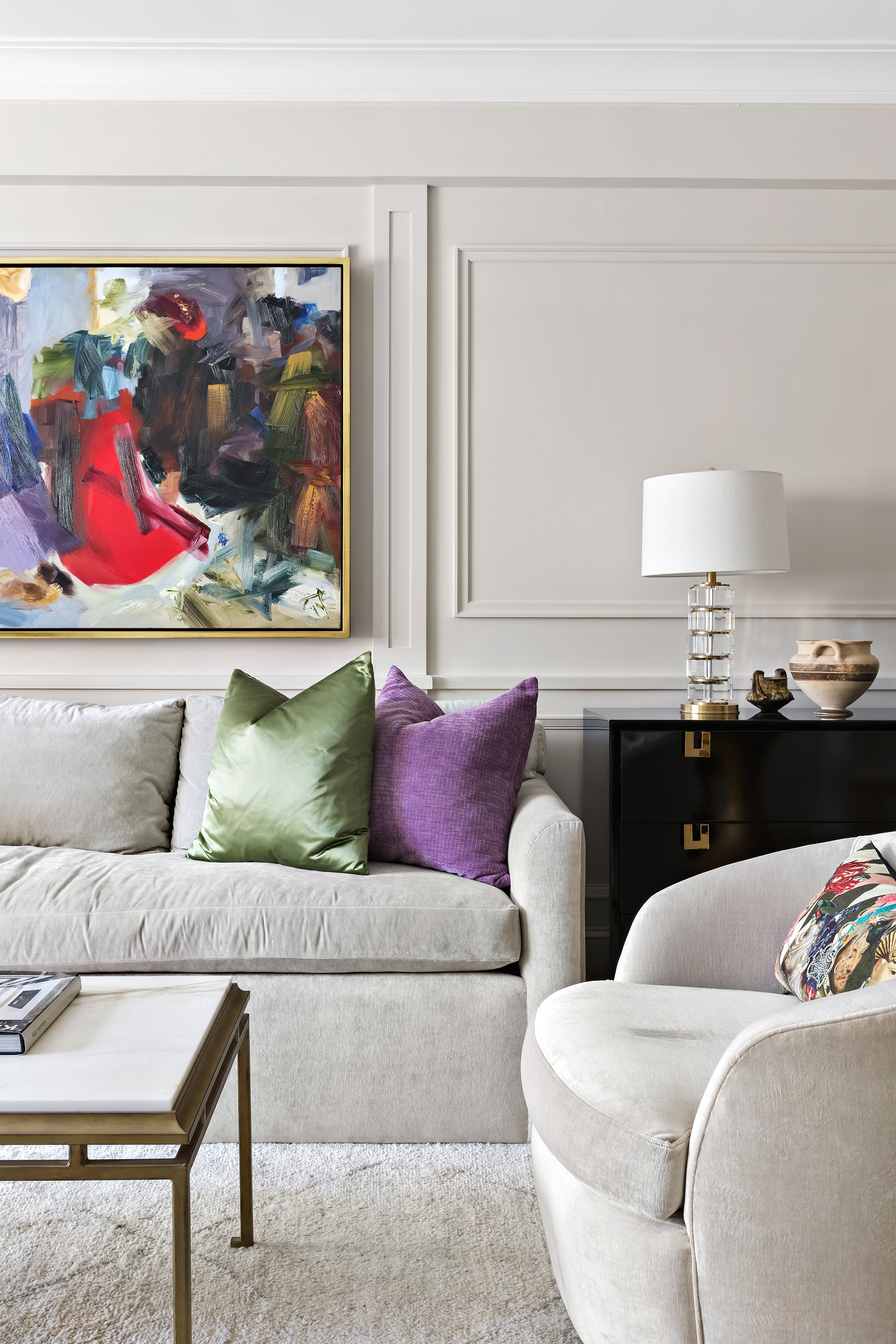 530 Park Avenue, Unit 10D Manhattan, NY 10065 - Photo 4 of 13 a living room with furniture and a couch