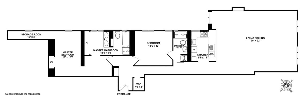 1809 Adam Clayton Powell Jr Boulevard, Unit 5C Manhattan, NY 10026 - Photo 11 of 11 a picture of floor plan