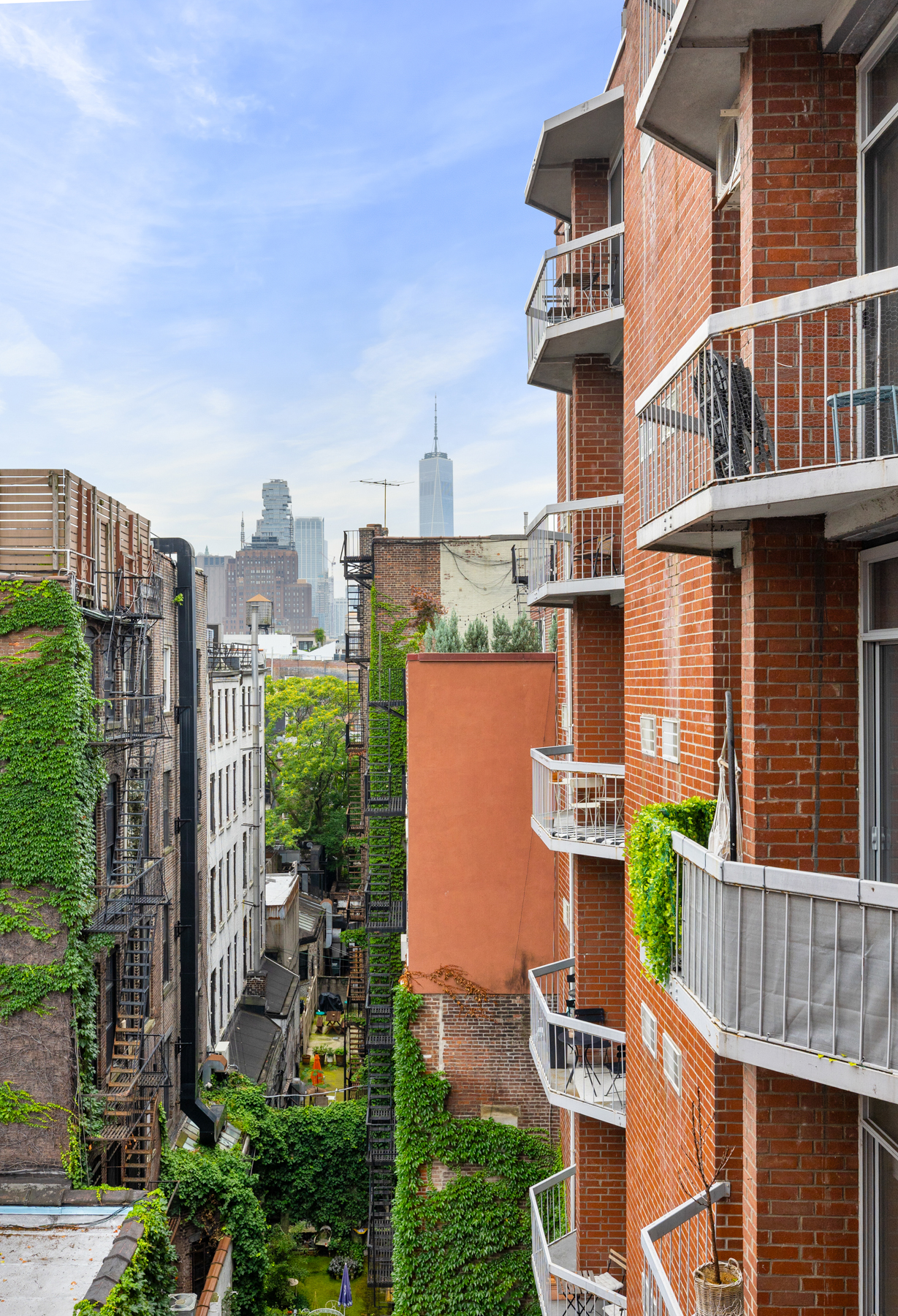 184 Thompson Street, Unit 4U Manhattan, NY 10012 - Photo 5 of 9 a view of buildings from balcony