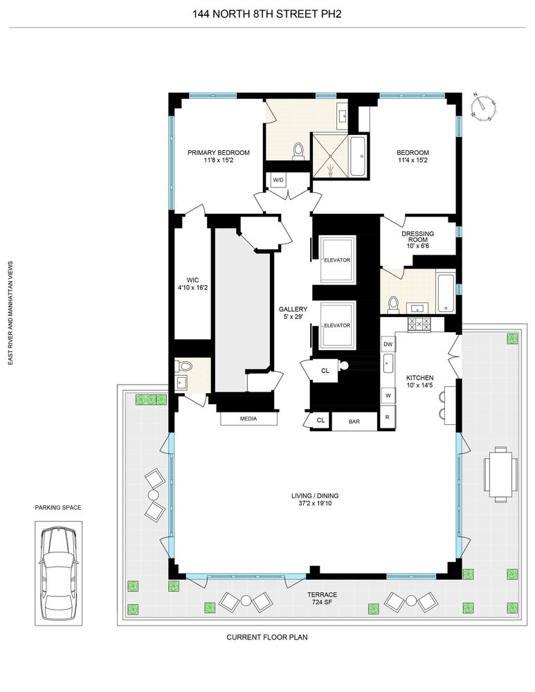 144 North 8th Street, Unit PH2 Brooklyn, NY 11249 - Photo 20 of 20 unknown