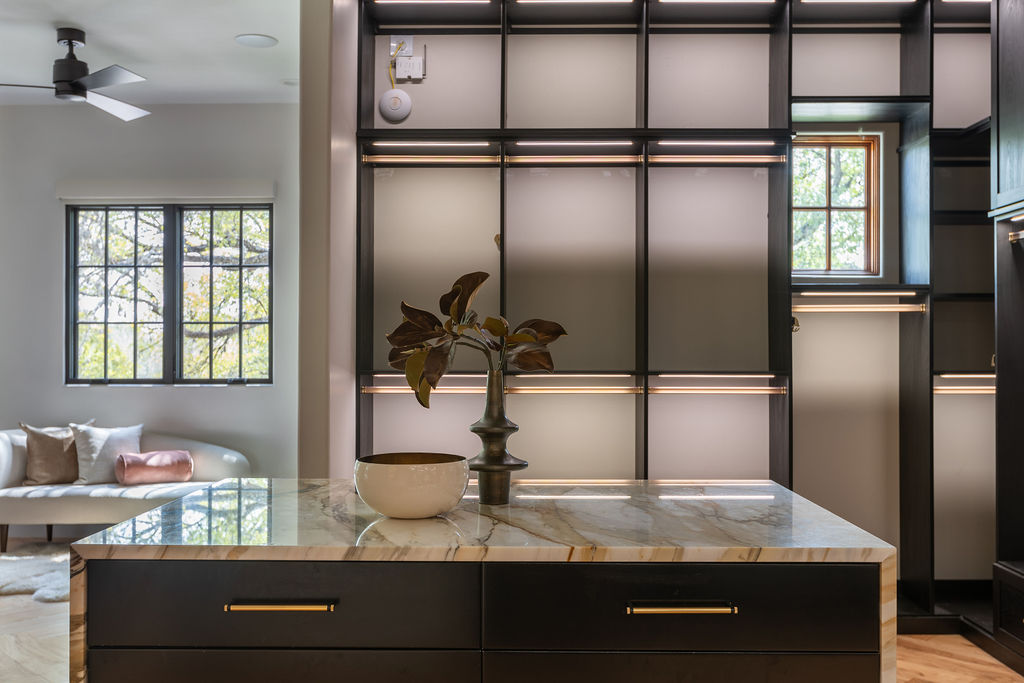 400 Inwood Road Austin, TX 78746 - Photo 34 of 43 a kitchen with a refrigerator and potted plant