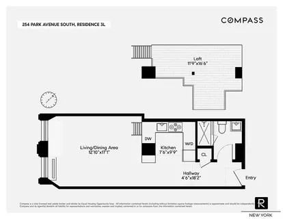 $1,100,000 | 254 Park Avenue South, Unit 3L | Flatiron