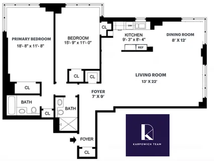 $2,795,000 | 20 East 9th Street, Unit 18E | Greenwich Village