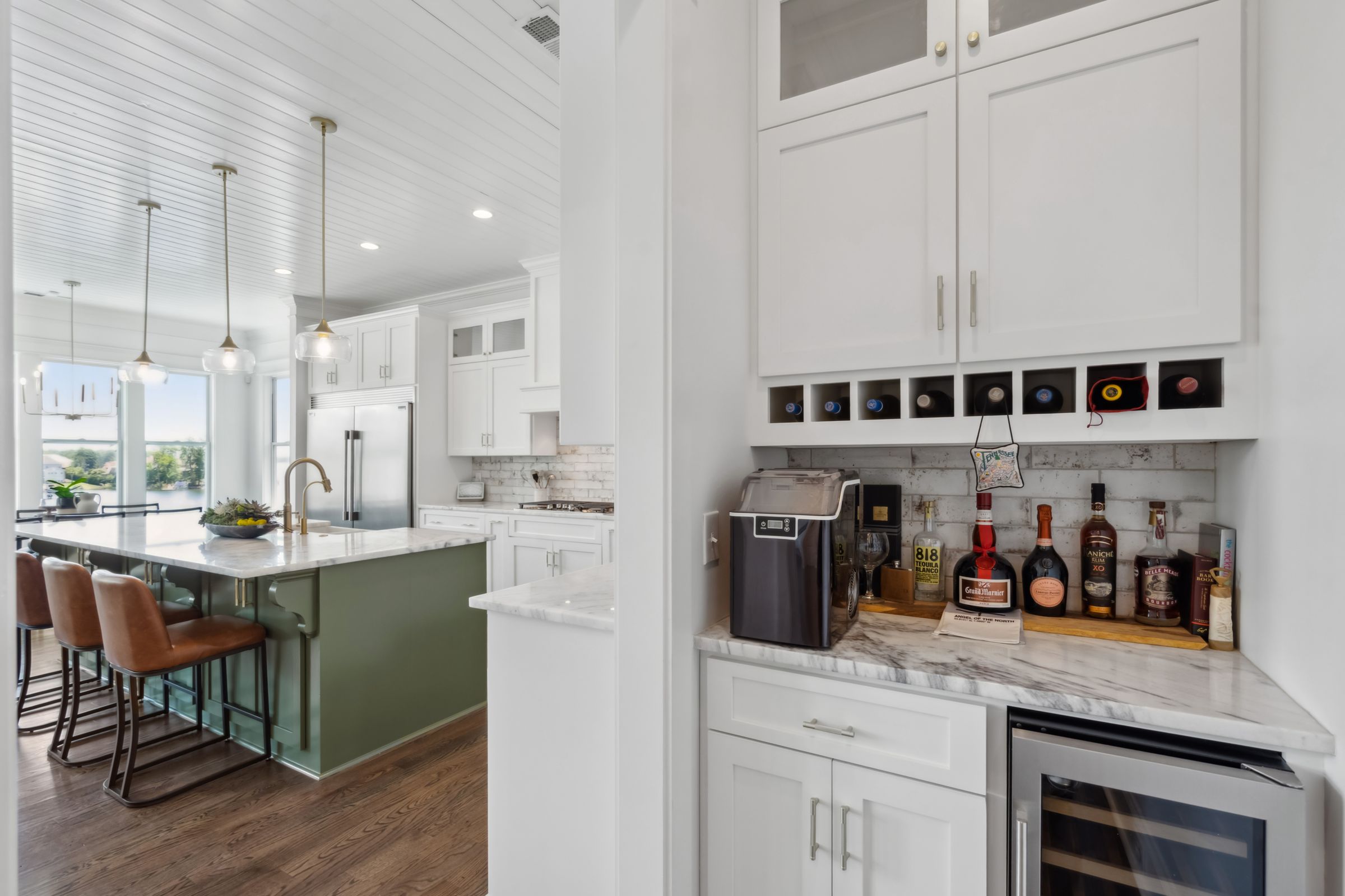 249 Pointe Overlook Drive Chapin, SC 29036 - Photo 17 of 56 a kitchen with stainless steel appliances granite countertop a lot of cabinets and wooden floor