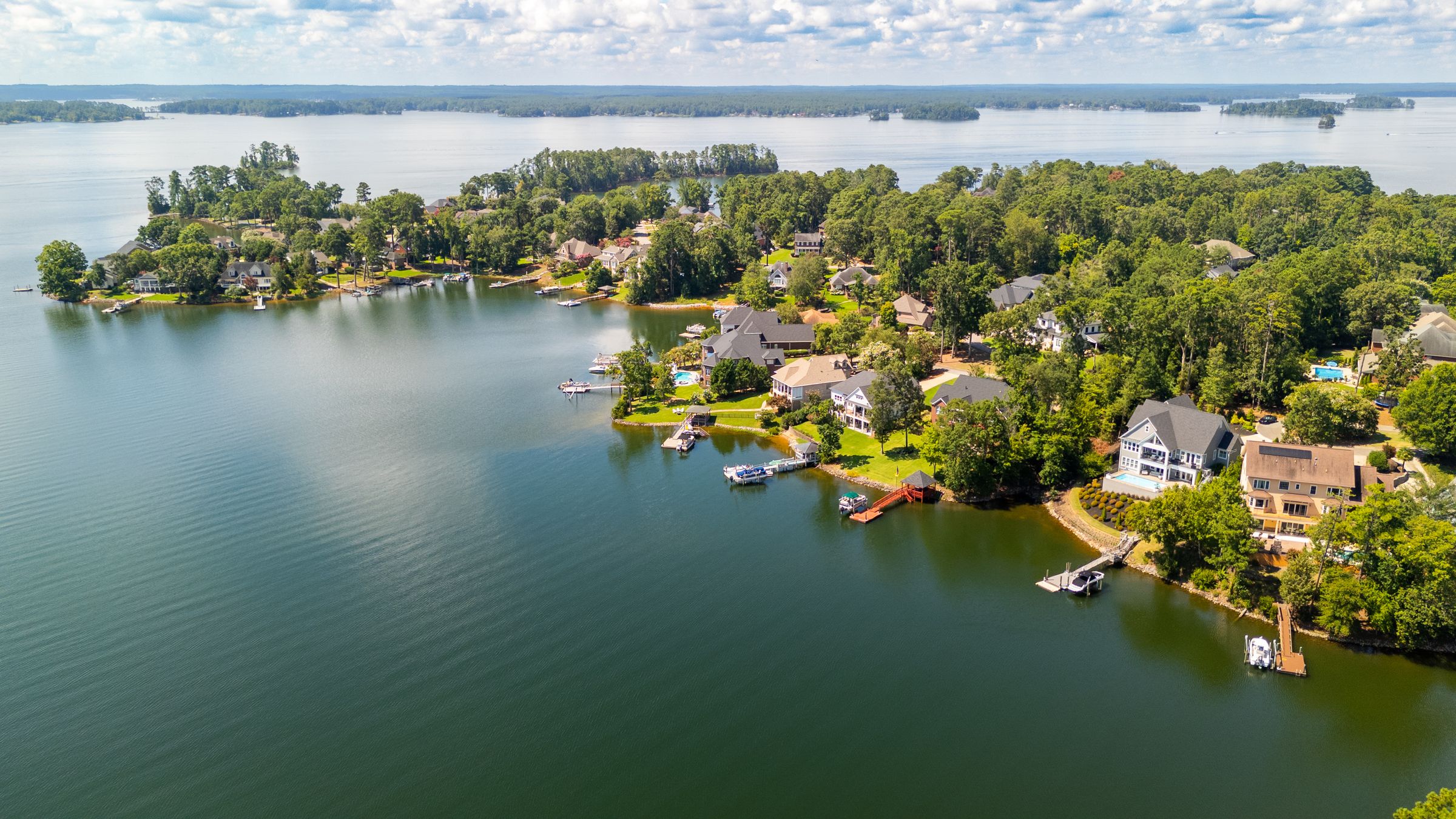249 Pointe Overlook Drive Chapin, SC 29036 - Photo 53 of 56 an aerial view of a house with a lake view