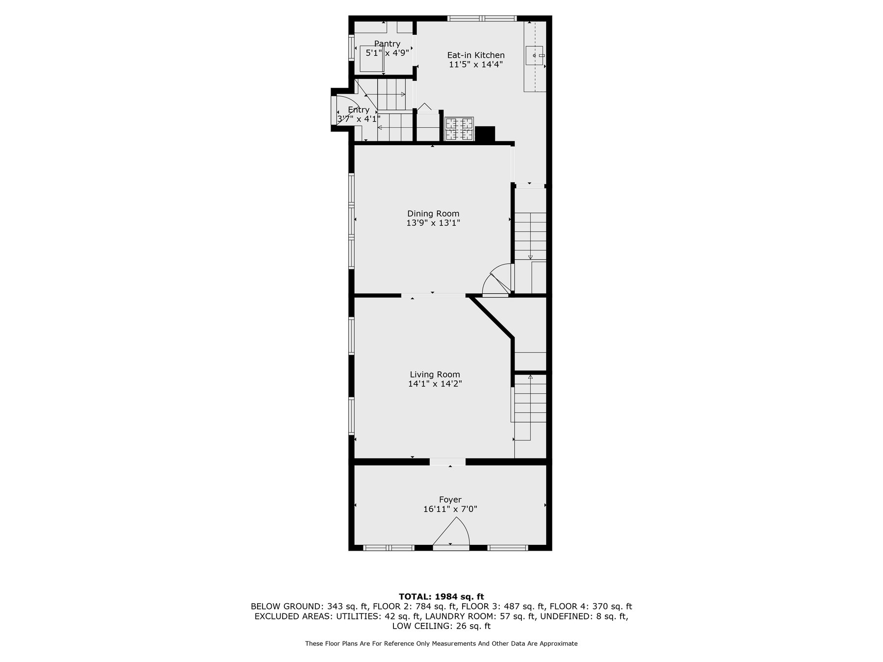 87-46 89th Street Queens, NY 11421 - Photo 18 of 25 a picture of a floor plan