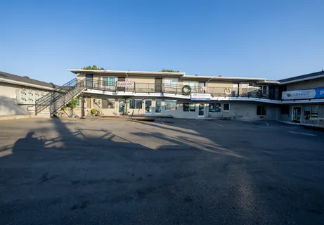 a view of outdoor space with seating area