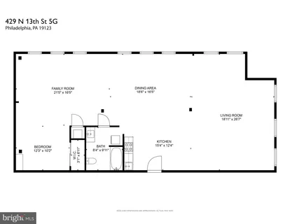 $515,000 | 429 North 13th Street, Unit 5G, Philadelphia, PA 19123
