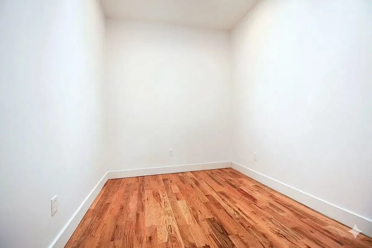 a view of wooden floor in a room