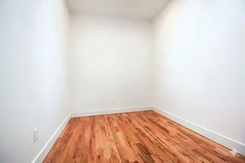 a view of wooden floor in a room