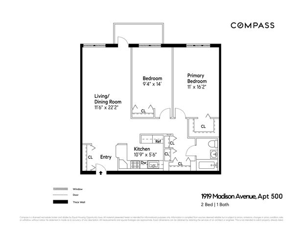 $580,000 | 1919 Madison Avenue, Unit 500 | Harlem