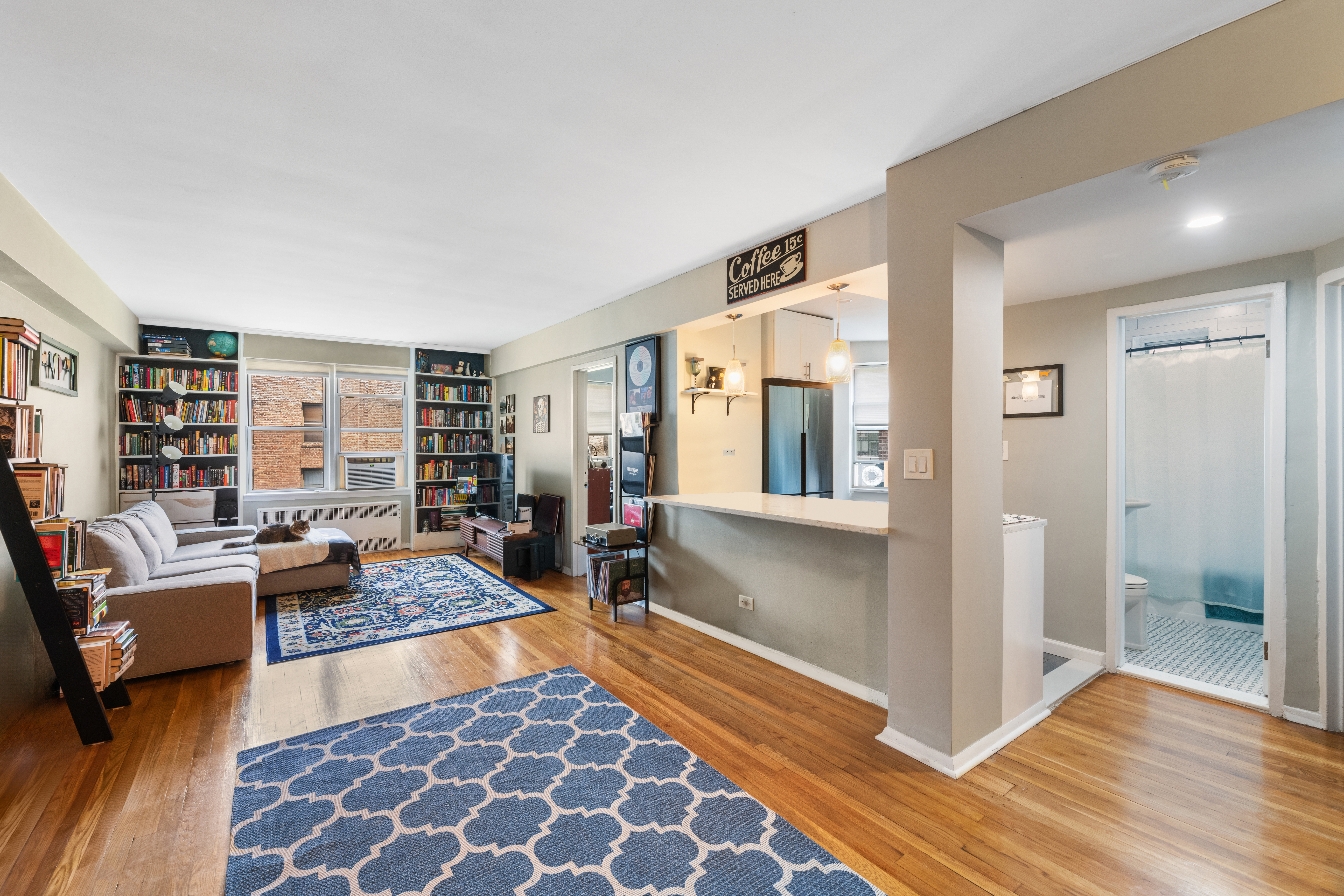 800 Grand Concourse, Unit 5JN Bronx, NY 10451 - Photo 1 of 7 a living room with furniture and a couch