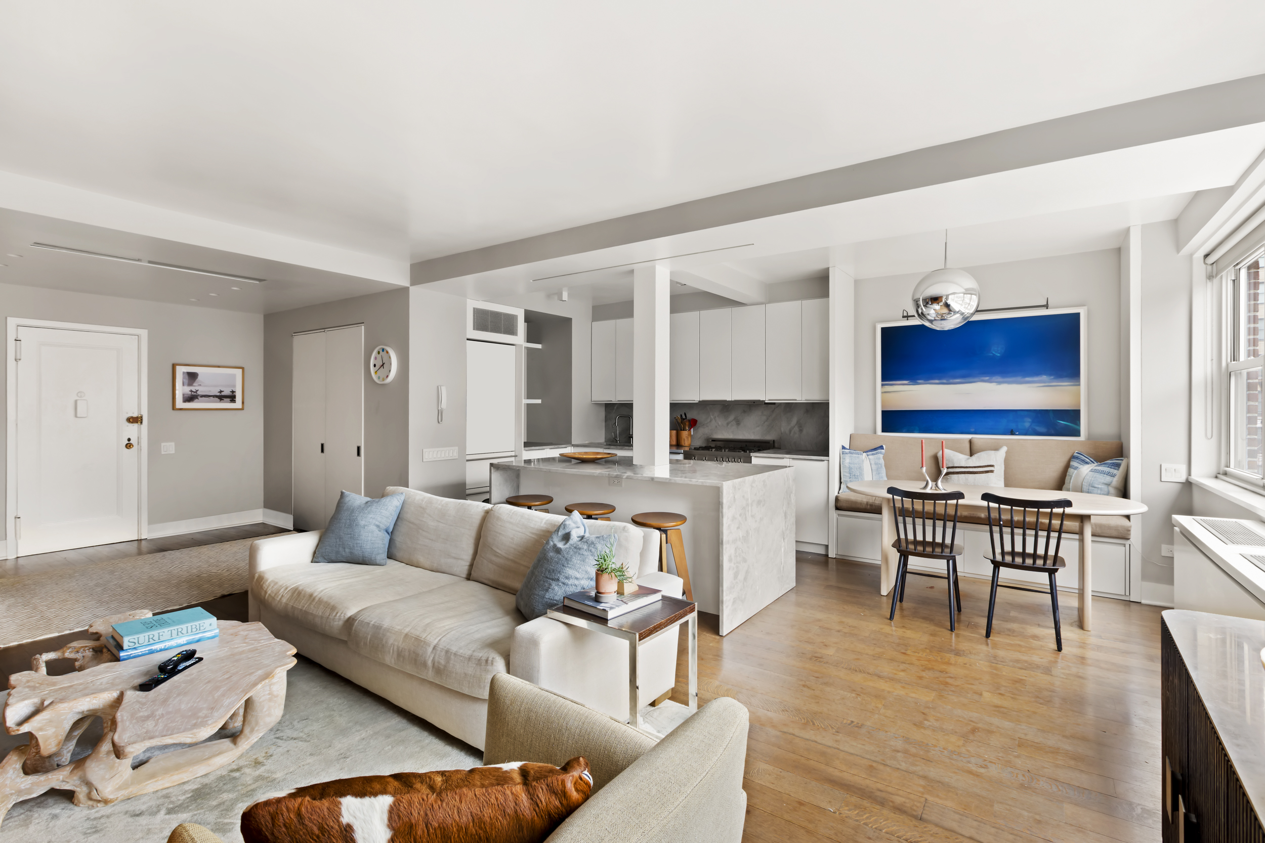 2 Horatio Street, Unit 4JS Manhattan, NY 10014 - Photo 5 of 20 a living room with furniture and wooden floor