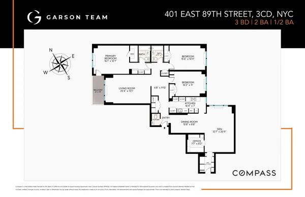 $1,950,000 | 401 East 89th Street, Unit 3CD | Upper East Side