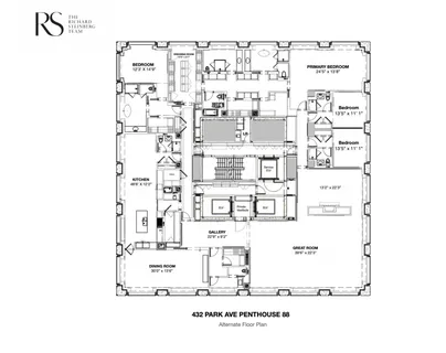 $88,500,000 | 432 Park Avenue, Unit PH88 | Midtown East