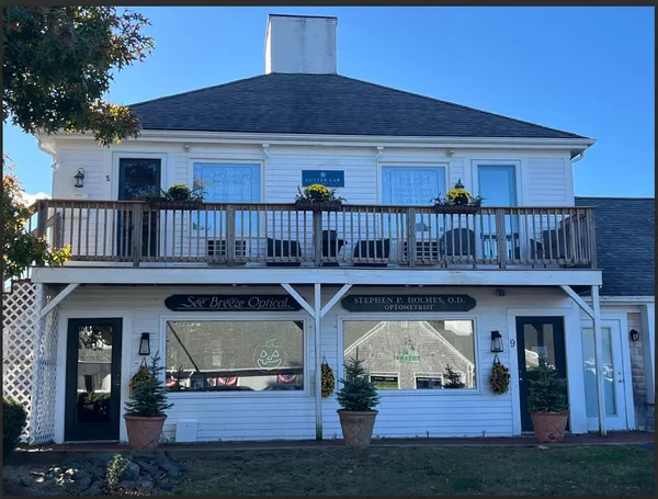 a view of front of house with deck