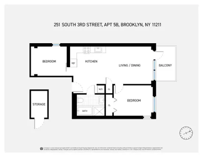 $1,225,000 | 251 South 3rd Street, Unit 5B | Williamsburg