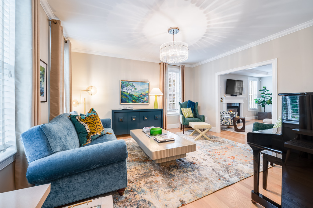 45 Washburn Avenue Needham, MA 02492 - Photo 3 of 23 a living room with furniture and a wooden floor