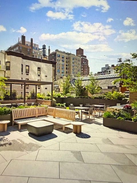 40 East 94th Street, Unit 6F Manhattan, NY 10128 - Photo 11 of 17 a view of a terrace with chairs