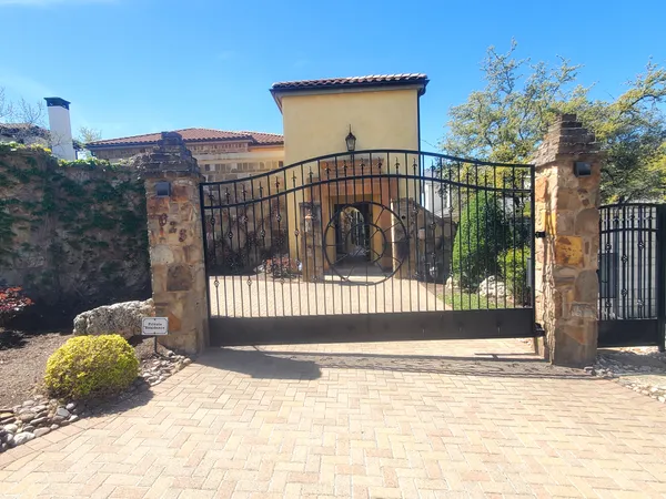 a view of a wooden deck