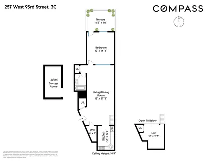 $1,050,000 | 257 West 93rd Street, Unit 3C | Upper West Side