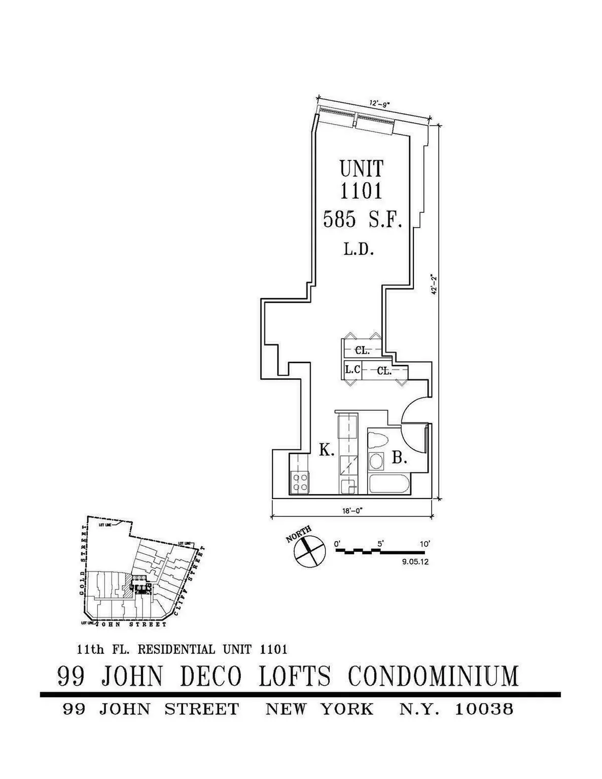 99 John Street, Unit 1101 Manhattan, NY 10038 - Photo 16 of 16