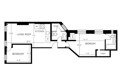 $895,000 | 151 West 80th Street, Unit 4F | Upper West Side