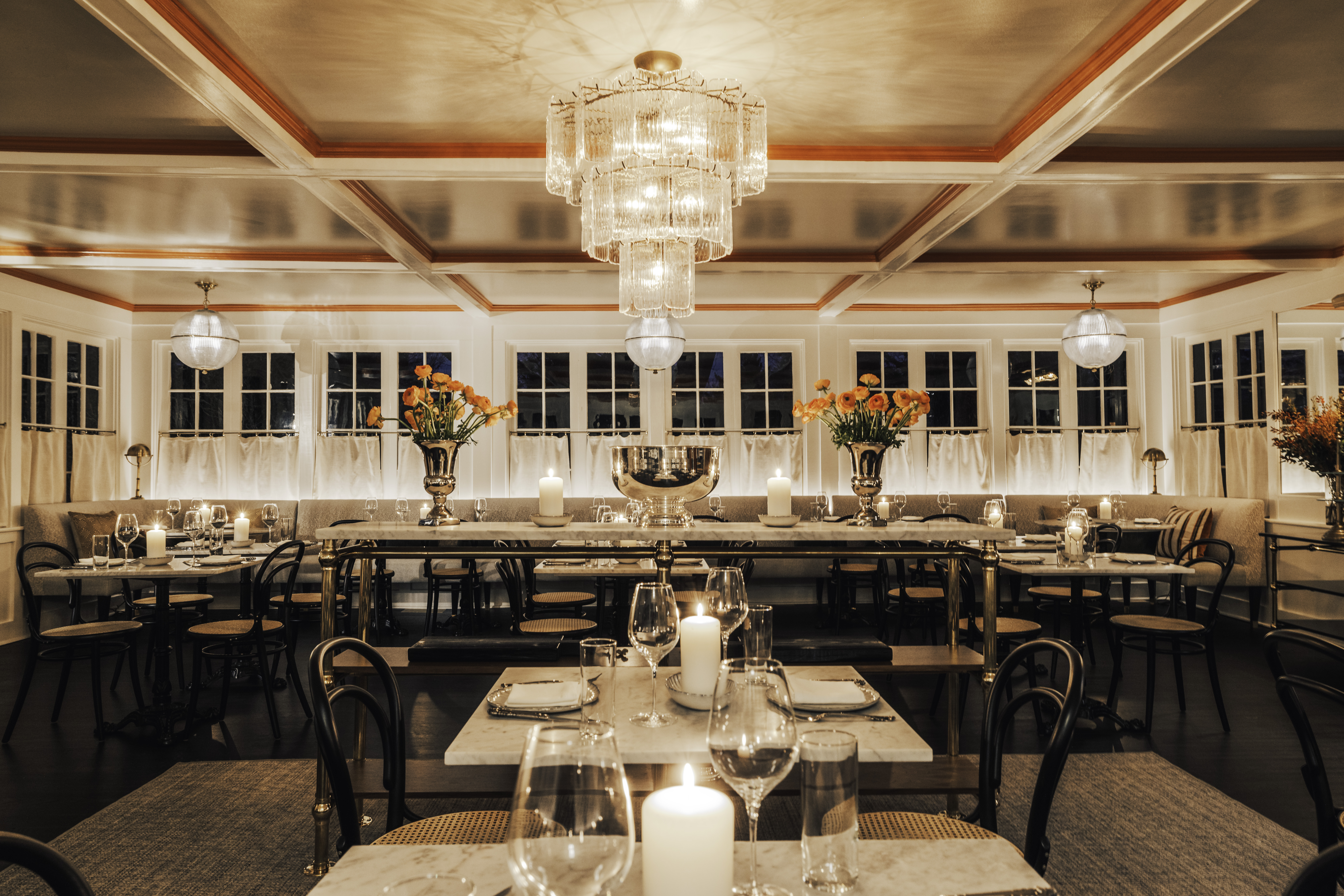 210 Hampton Road Southampton, NY 11968 - Photo 18 of 34 a dinning area with lots of tables and chairs