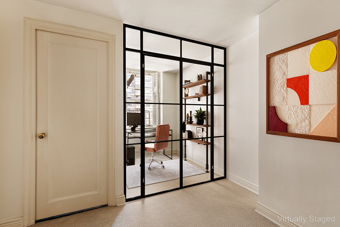 447 East 57th Street, Unit 14 Manhattan, NY 10022 - Photo 15 of 26 a view of front door with wooden floor