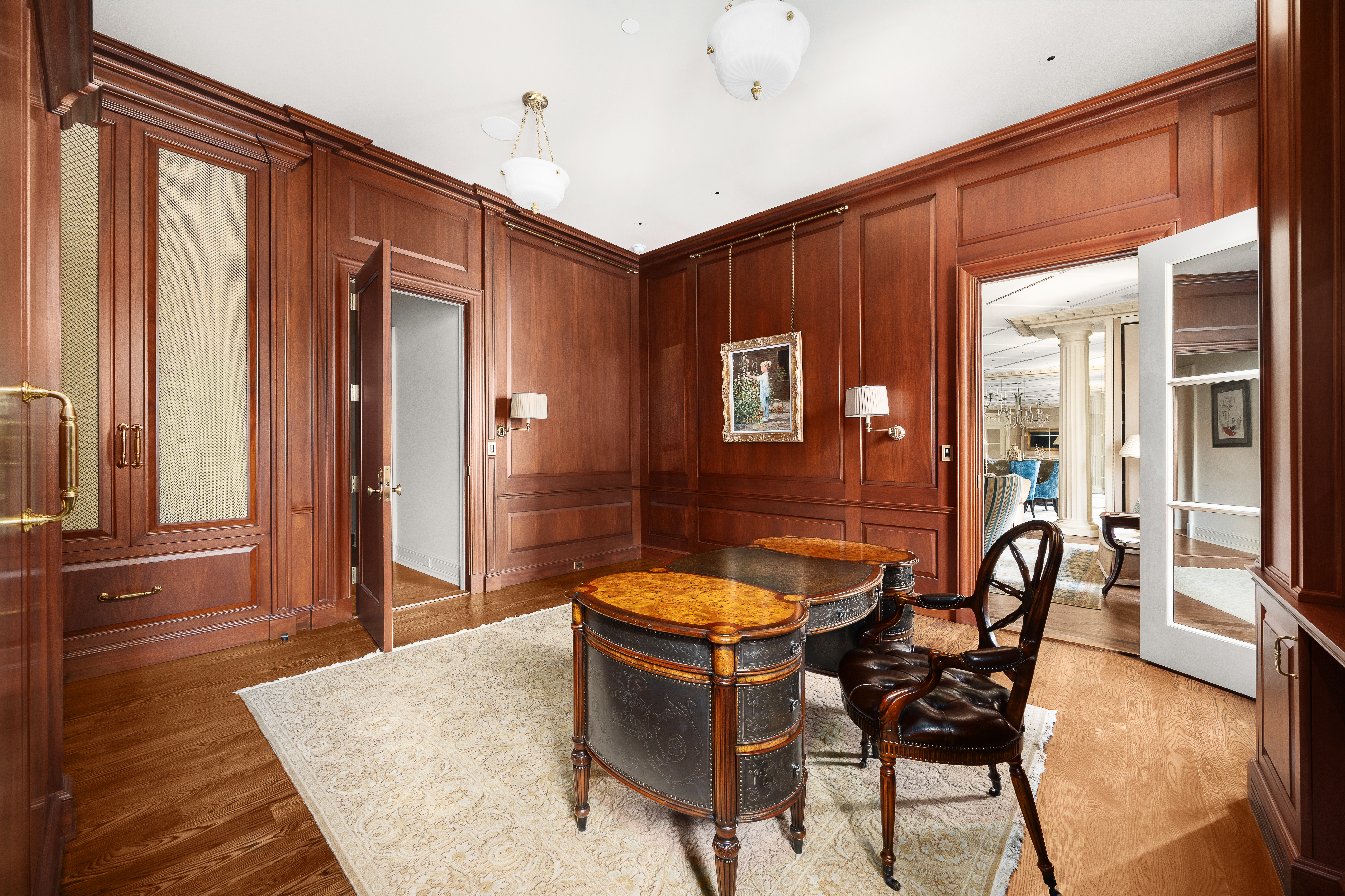 1 Central Park South, Unit 1013 Manhattan, NY 10019 - Photo 14 of 32 a dining room with furniture and window