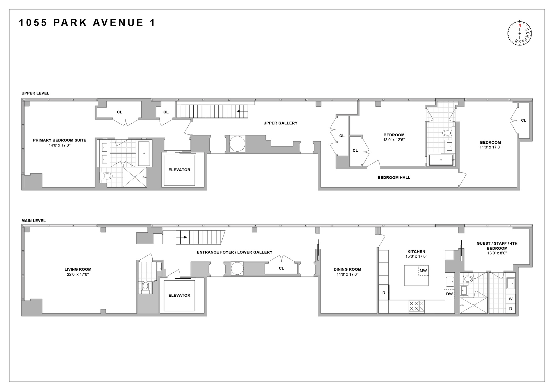 1055 Park Avenue, Unit 1 Manhattan, NY 10028 - Photo 19 of 19 a picture of floor plan