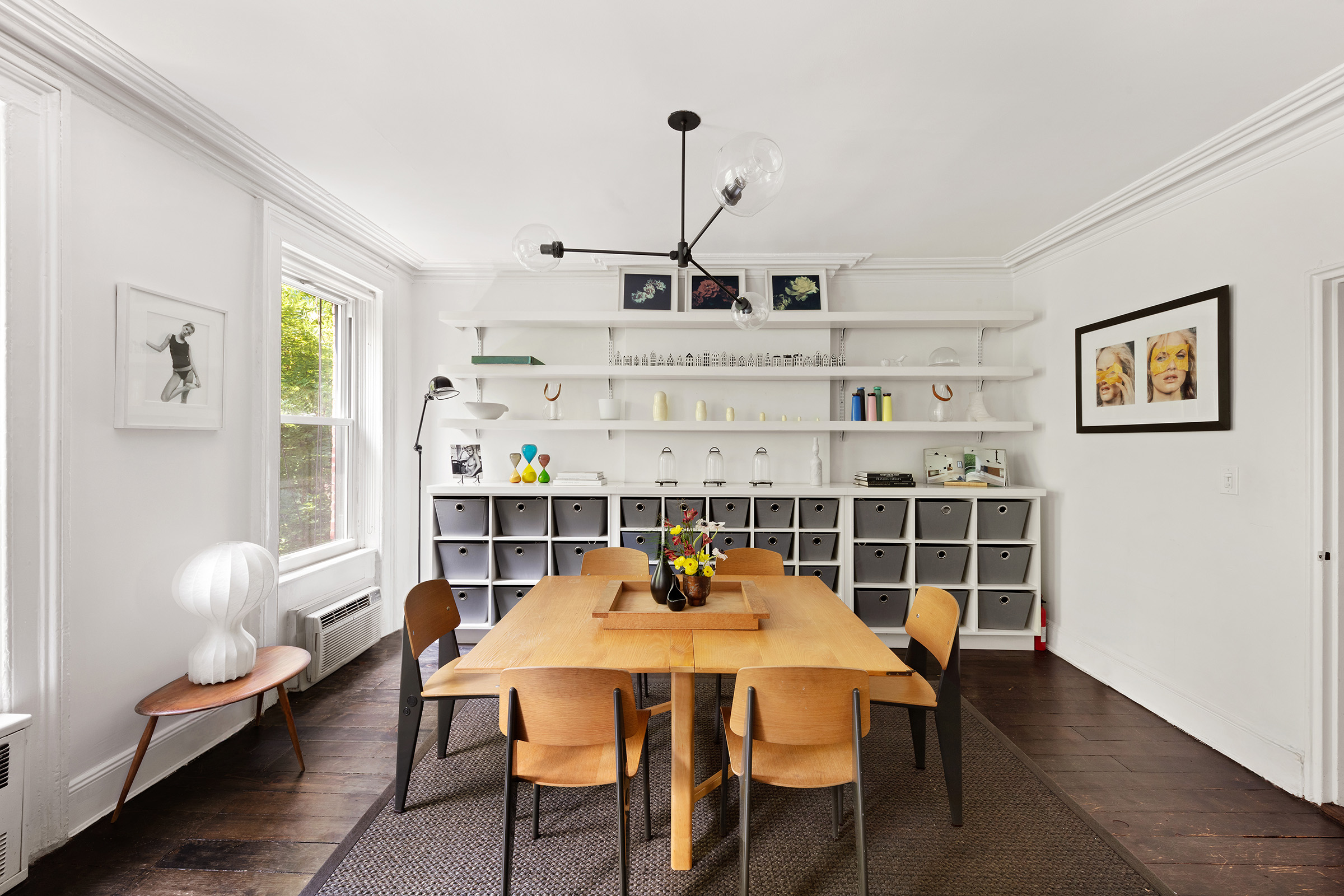 456 West 25th Street Manhattan, NY 10001 - Photo 17 of 22 a view of a dining room with furniture window and wooden floor
