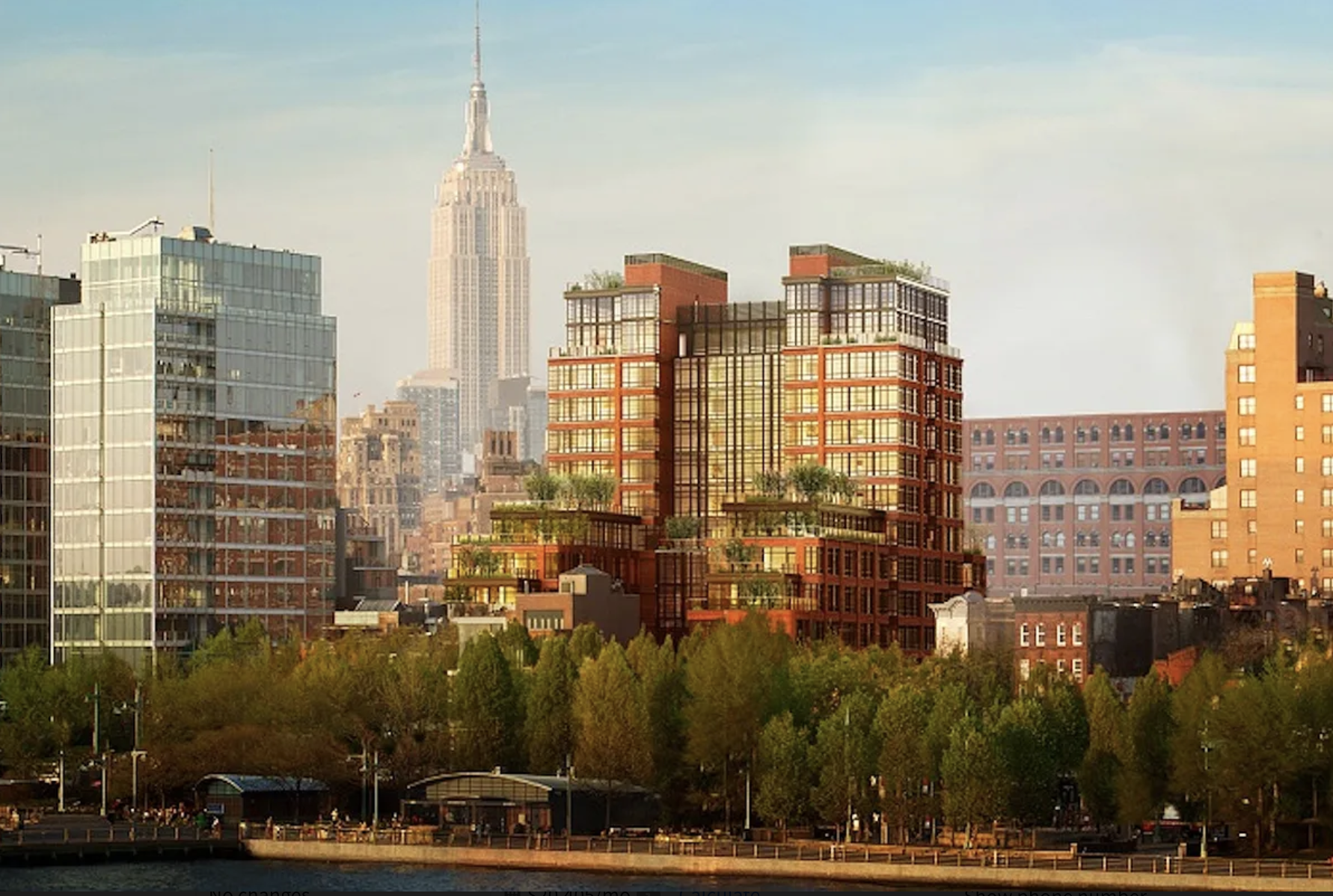 150 Charles Street, Unit 4AN Manhattan, NY 10014 - Photo 18 of 19 a view of a city that has tall buildings