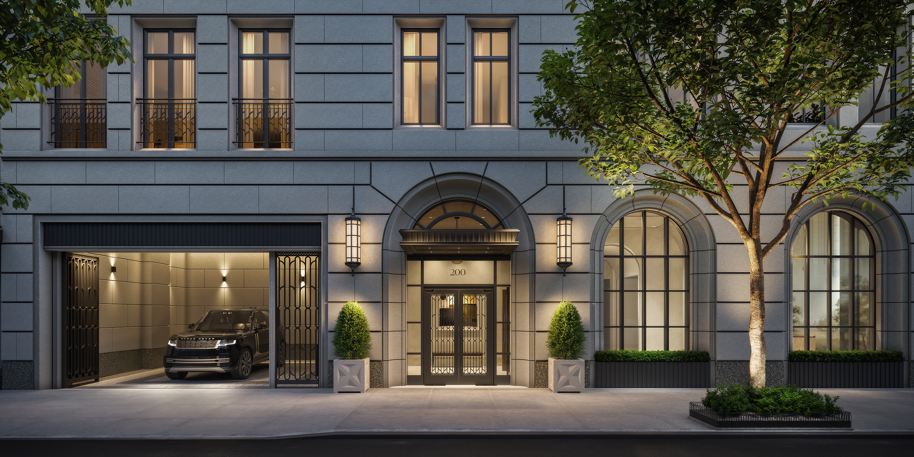 200 East 75th Street, Unit 4B Manhattan, NY 10021 - Photo 6 of 24 a front view of a building with street view
