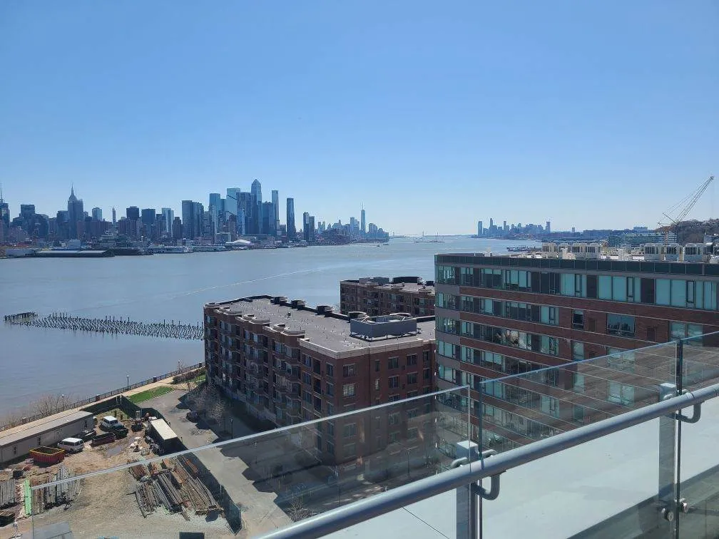 a terrace with a table and chairs