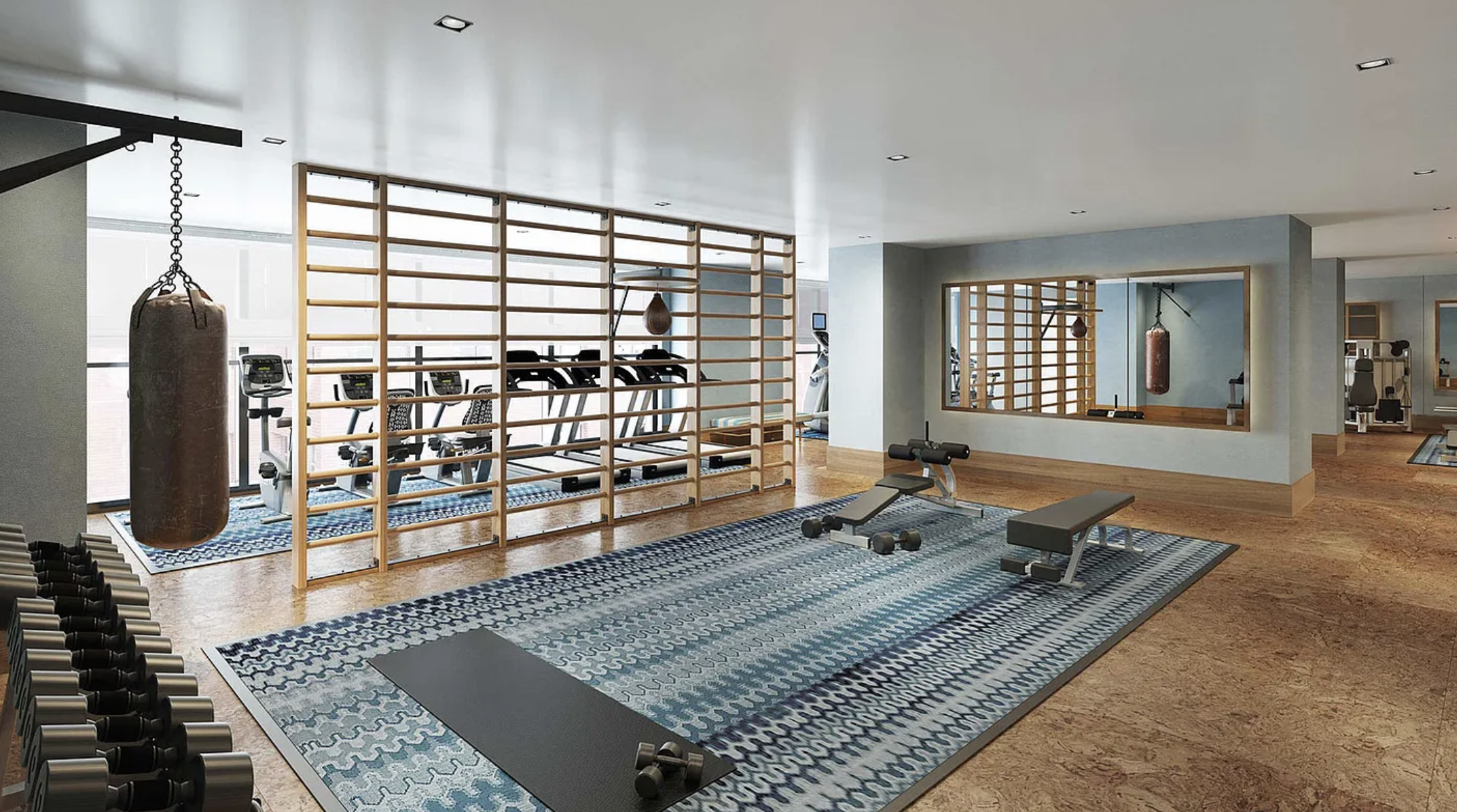 45 East 22nd Street, Unit 42B Manhattan, NY 10010 - Photo 15 of 23 a living room with furniture rug and window