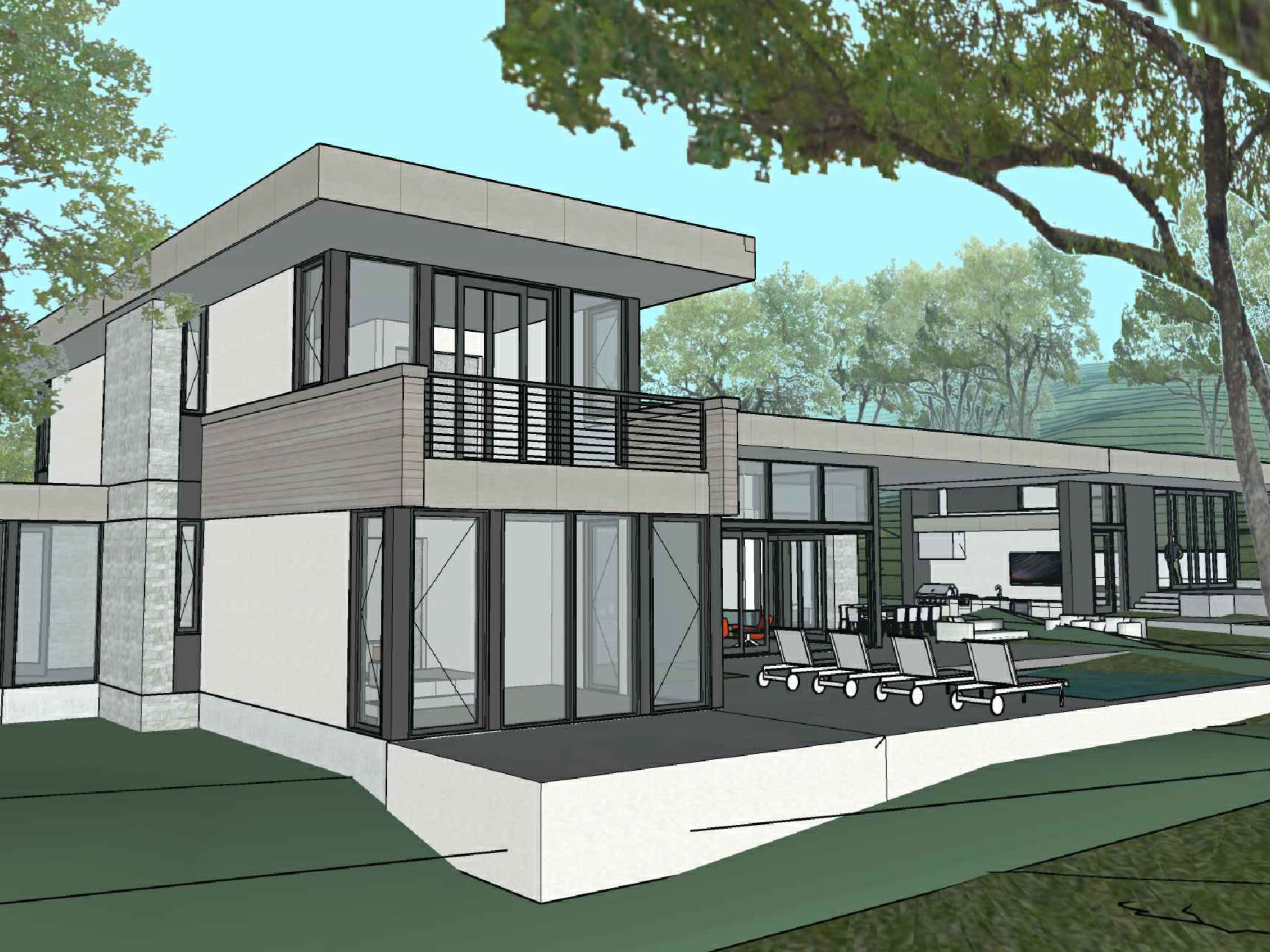 4129 Dry Creek Road Napa, CA 94558 - Photo 5 of 8 a view of a white house with a large window and yard