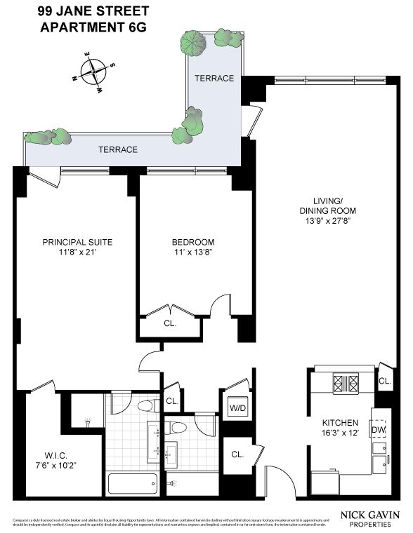 $3,650,000 | 99 Jane Street, Unit 6G | West Village