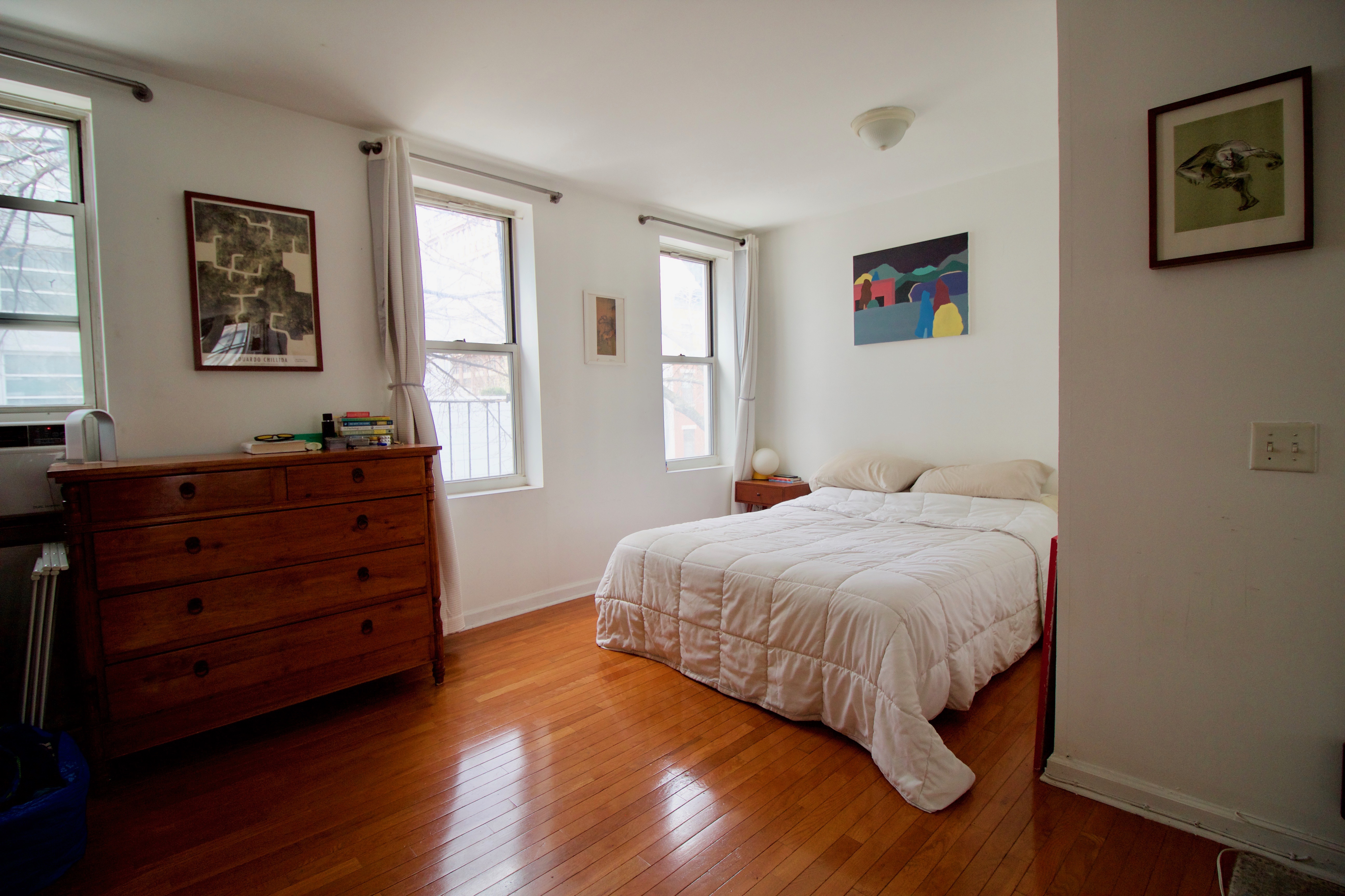 55 Duffield Street, Unit 3 Brooklyn, NY 11201 - Photo 4 of 14 a bedroom with a bed and a dresser