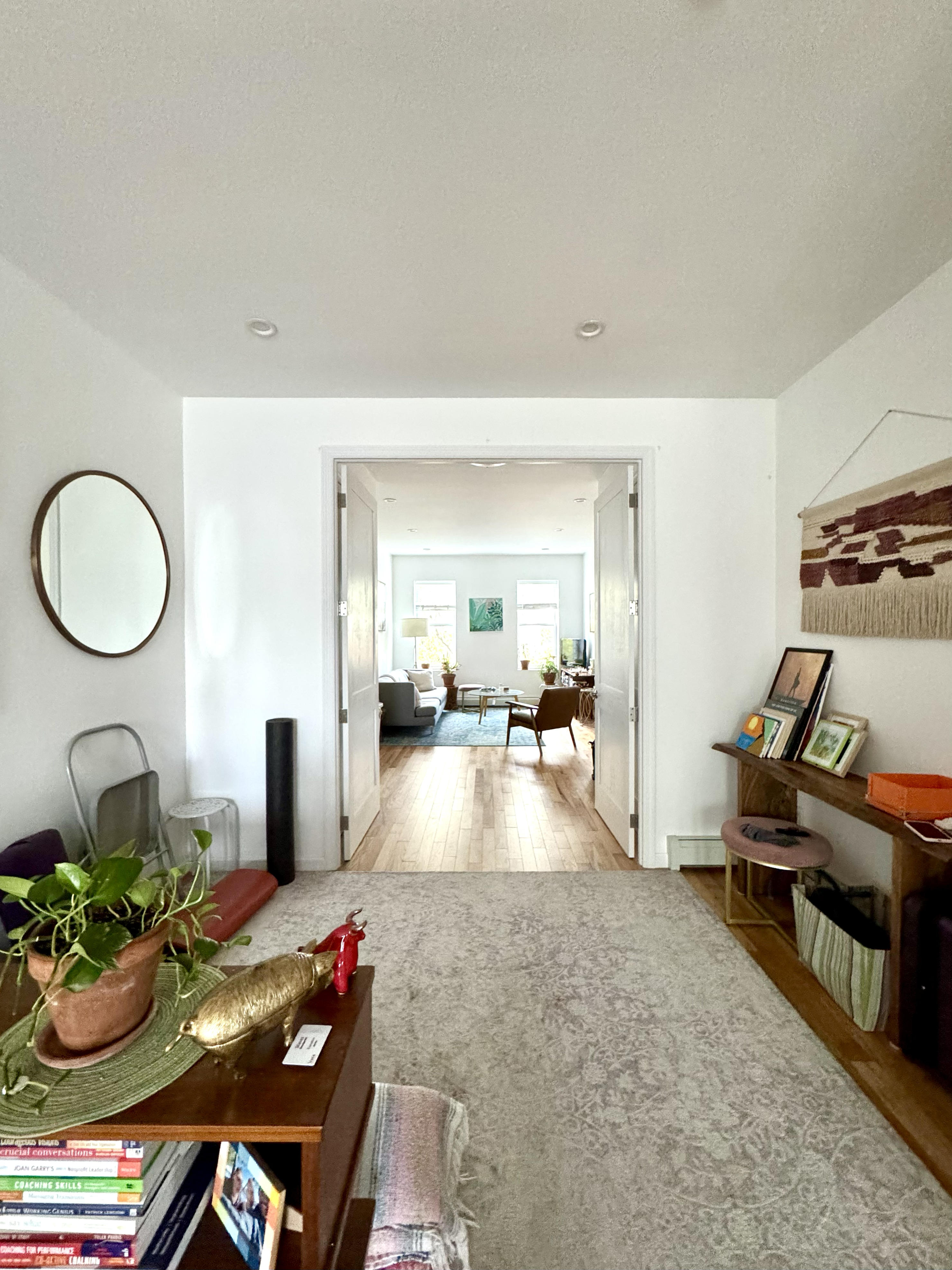 175 Luquer Street, Unit 4 Brooklyn, NY 11231 - Photo 5 of 21 a living room with furniture and a flat screen tv