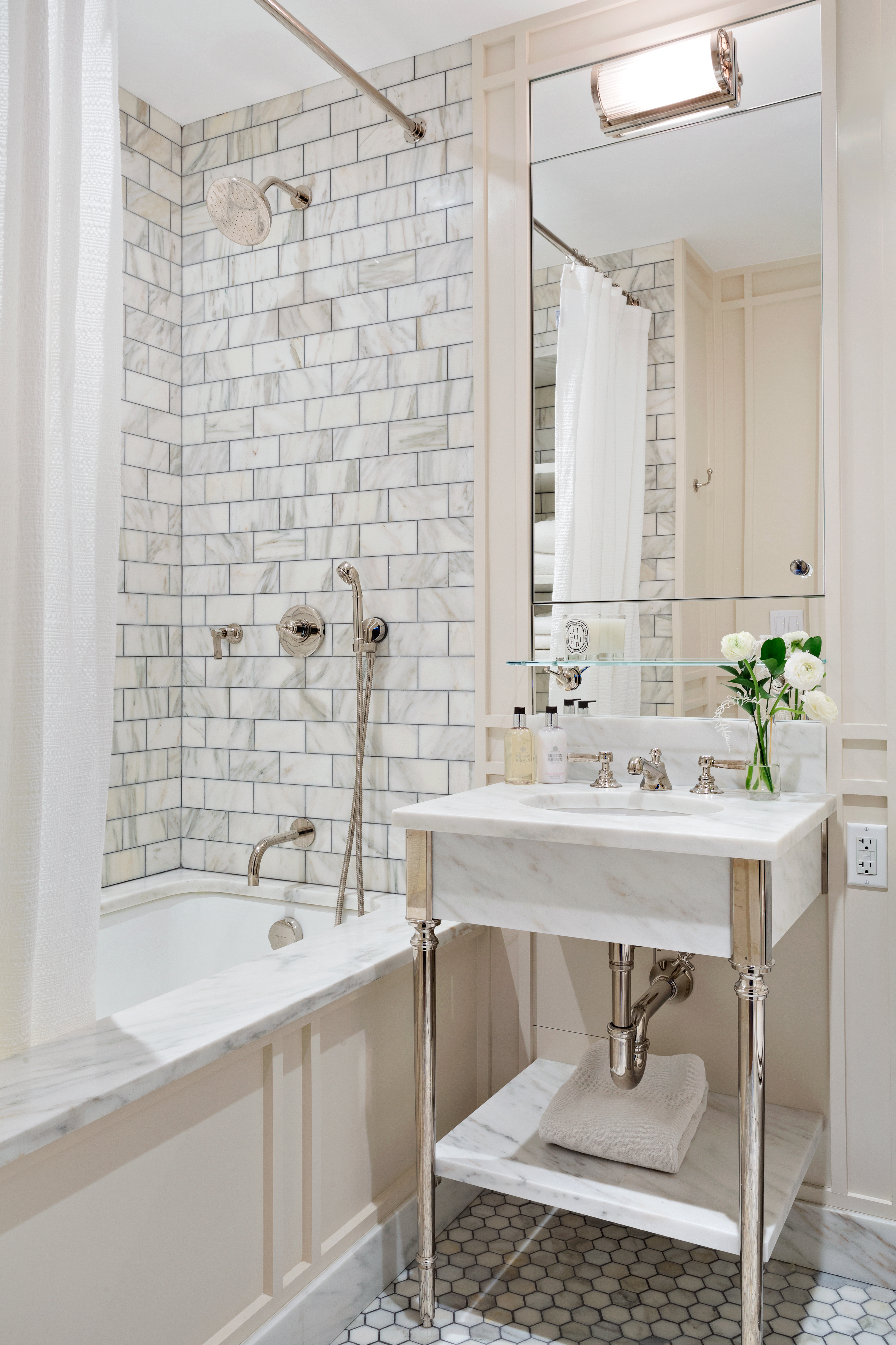 51 Jay Street, Unit PHB Brooklyn, NY 11201 - Photo 18 of 21 a bathroom with a sink and a mirror