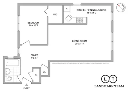 $785,000 | 30 Monroe Place, Unit 3A | Brooklyn Heights