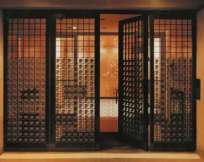 a view of a entryway door of the building